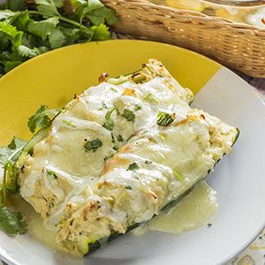 PSMF Enchilada Suiza Zucchini Boats